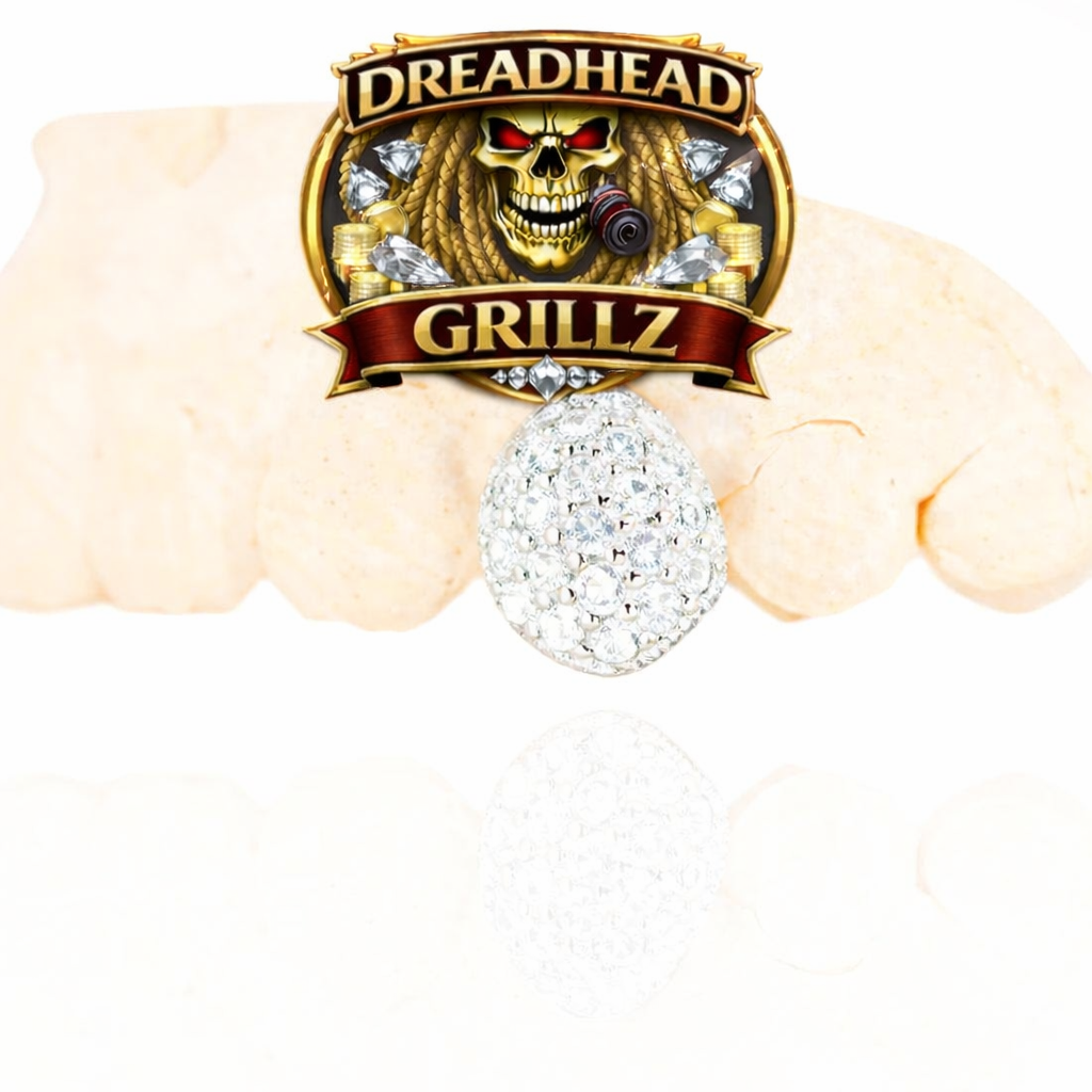 10k gold / rose / white base with Moissanite stones price per single tooth